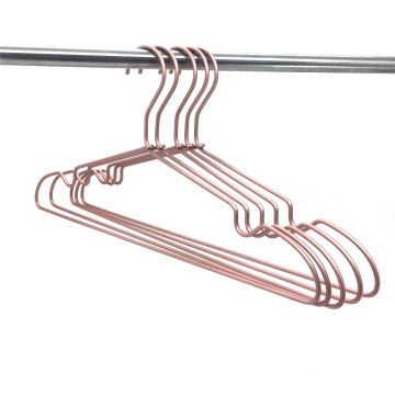 Aluminium Metal Top Clothes Hanger Copper Finishing Brass Gold Workable